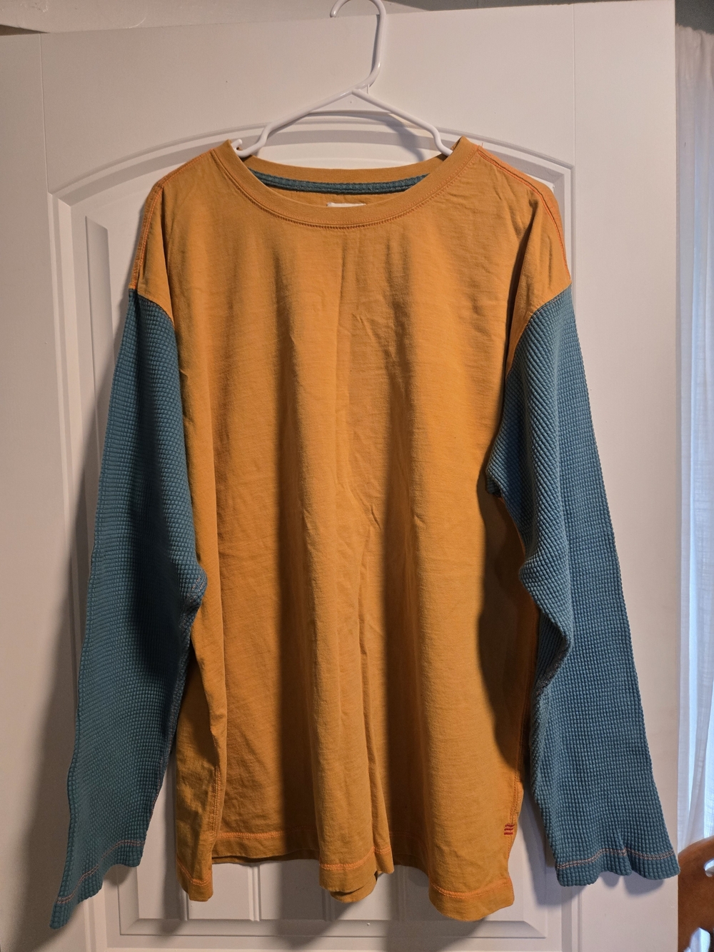 BDG Urban Outfitters Colorblock Long Sleeve Thermal Shirt